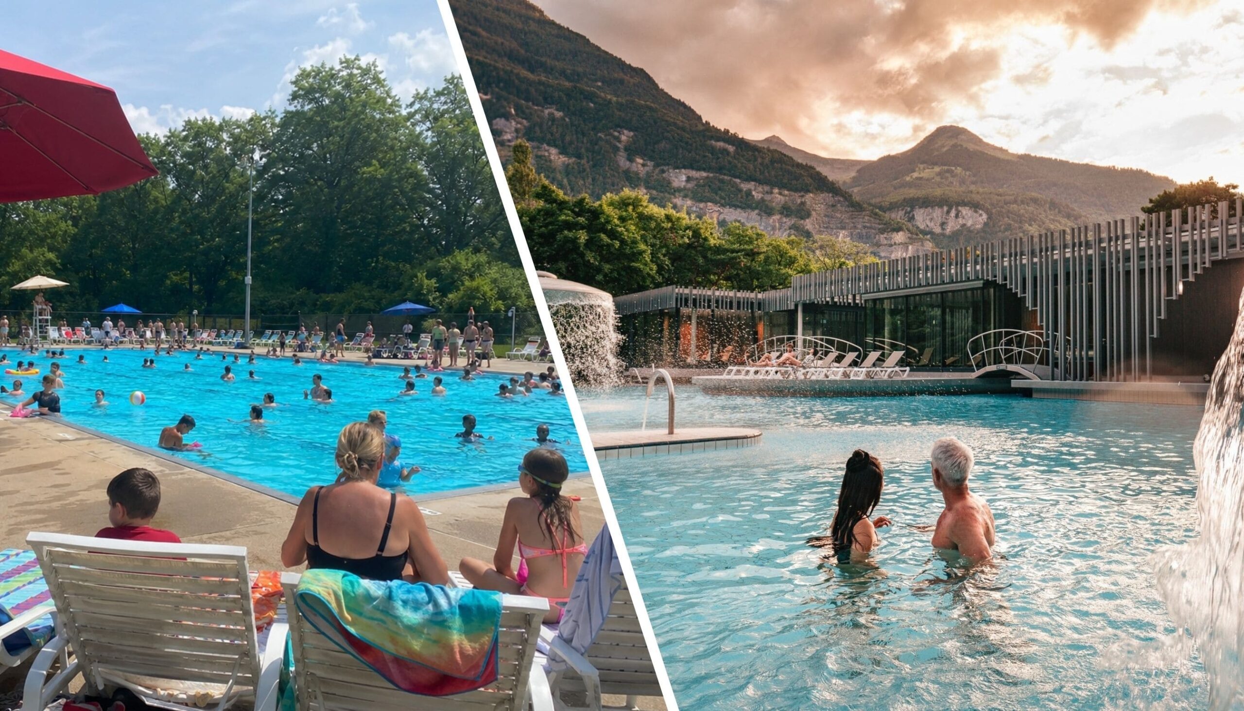 Piscine VS Bains Thermaux