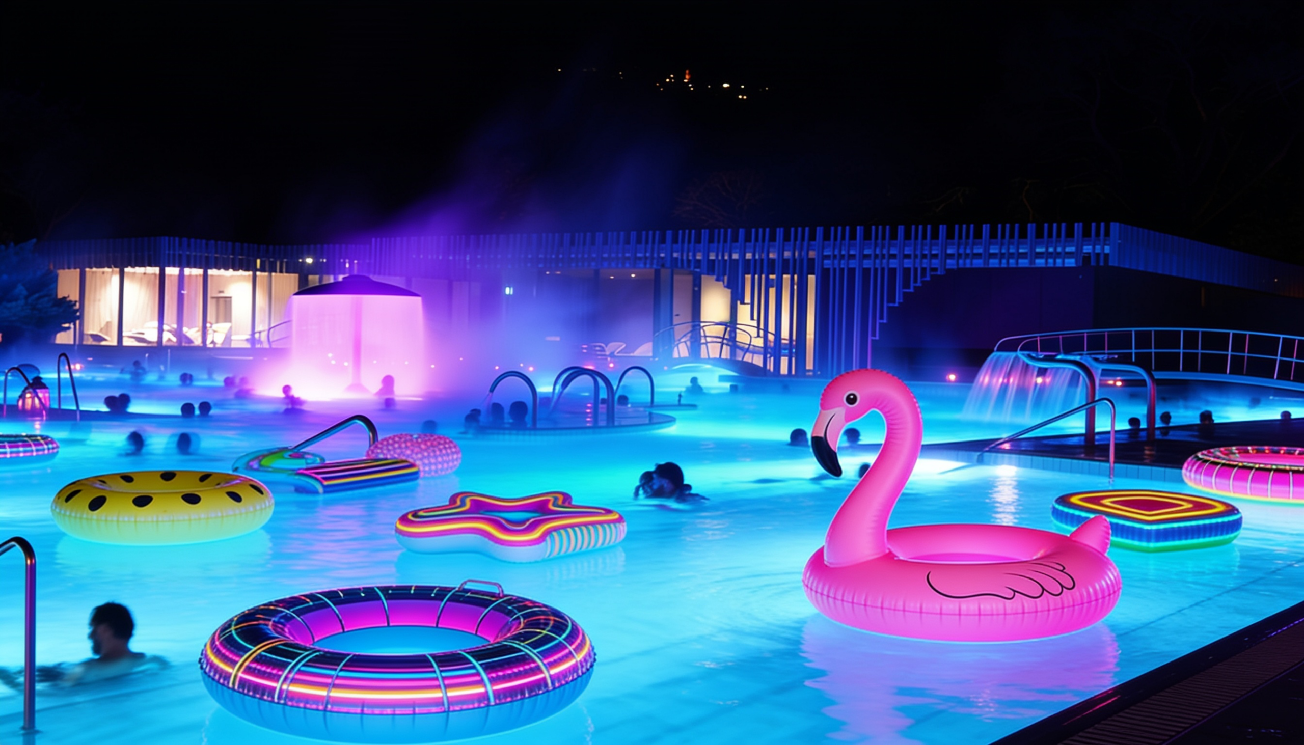 Baignades Nocturnes été Bains de Lavey 1